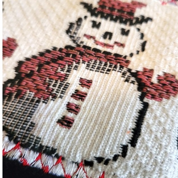 Vintage Dress Barn Snowman Holiday Vest | Retro Festive Christmas Aesthetic XL - Picture 5 of 9